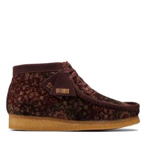 Casual Cizmy Clarks Wallabee Boot Panske Bordove | CLK132VLI