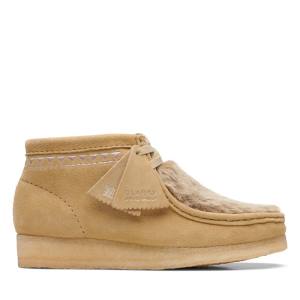 Casual Cizmy Clarks Wallabee Damske Hnedožltý | CLK736BQC