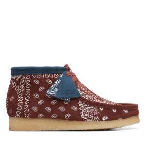 Casual Cizmy Clarks Wallabee Panske Brick | CLK634KTS