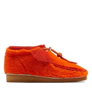 Casual Cizmy Clarks Wallabee Panske Oranžové | CLK498XOQ