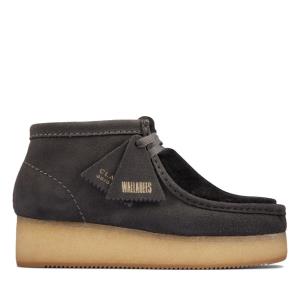 Casual Cizmy Clarks Wallabee Wedge Damske Tmavo Siva | CLK962QLA