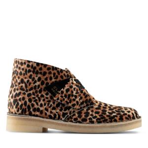 Kotníkové Čižmy Clarks Desert Boot Damske Leopardie | CLK714XLN