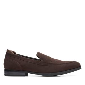 Mokasiny Clarks Bradish Ease Panske Tmavo Hnede | CLK382RXE