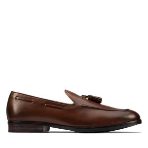 Mokasiny Clarks Citi StrideSlip Panske Hnede | CLK531DUE