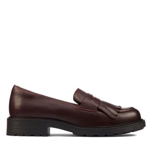 Mokasiny Clarks Orinoco 2 Loafer Damske Bordove | CLK385ETH