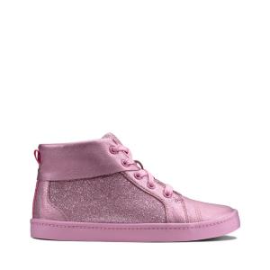 Originals Čižmy Clarks City Oasis Hi Kid Dievcenske Ruzove | CLK518TYW