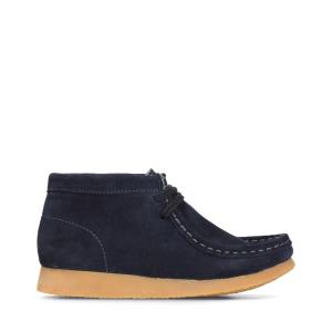 Originals Čižmy Clarks Wallabee Boot Chlapcenske Námornícka Modrá | CLK354EHM