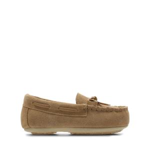 Papuče Clarks Crackling Flo Chlapcenske Hnede | CLK056JXP