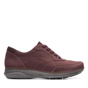 Ploché Topánky Clarks Appley Tie Damske Bordove | CLK358RFE