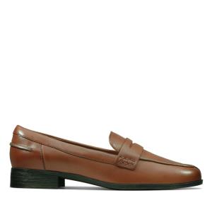 Ploché Topánky Clarks Hamble Loafer Damske Hnede | CLK863WAM