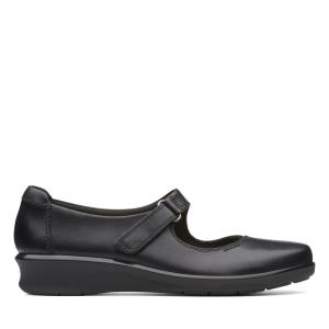 Ploché Topánky Clarks Hope Henley Damske Čierne | CLK451MQO