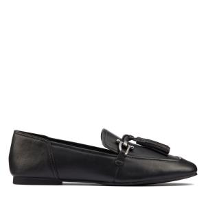 Ploché Topánky Clarks Pure 2 Tassel Damske Čierne | CLK012PLN