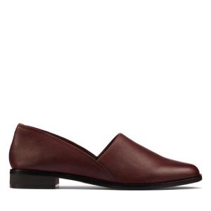 Ploché Topánky Clarks Pure Easy Damske Bordove | CLK085TZP