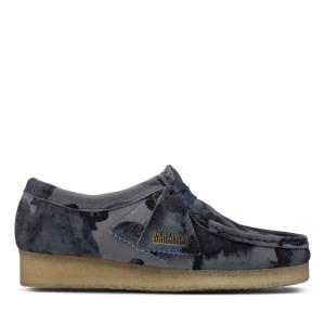 Ploché Topánky Clarks Wallabee Damske Modre Maskacove | CLK428LCM