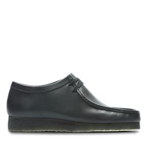 Ploché Topánky Clarks Wallabee Damske Čierne | CLK345RVO