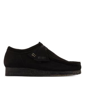 Ploché Topánky Clarks Wallabee Damske Čierne | CLK869YUD