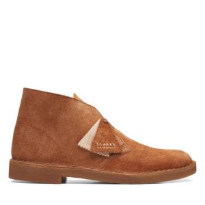 Púštne Čižmy Clarks Desert Boot Klasické Panske Ginger Hairy Sde | CLK178FWD