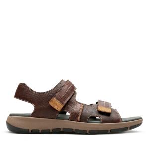 Sandále Clarks Brixby Shore Panske Tmavo Hnede | CLK476BJP