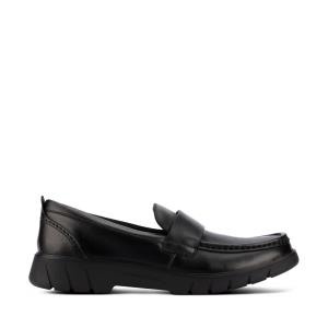 Skolske Topanky Clarks Branch Slip Youth Chlapcenske Čierne | CLK567ENV