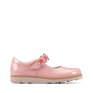 Skolske Topanky Clarks Crown Petal Kid Dievcenske Svetlo Ruzove | CLK953RPH