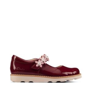 Skolske Topanky Clarks Crown Petal Kid Dievcenske Ruzove | CLK986DGE