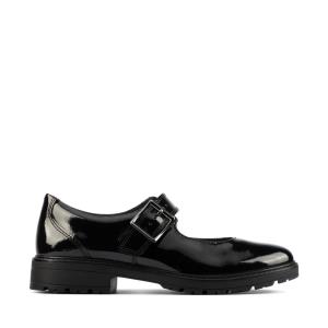 Skolske Topanky Clarks Loxham Walk Youth Dievcenske Čierne | CLK603OPK