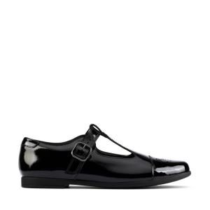 Skolske Topanky Clarks Scala Spirit Youth Dievcenske Čierne | CLK871SBM