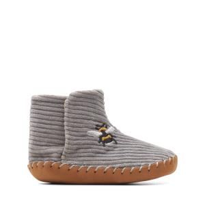 Skolske Topanky Clarks Solar Large Chlapcenske Siva | CLK076PNE