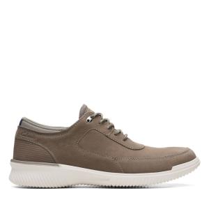 Tenisky Clarks Donaway Cipkovane Panske Siva | CLK089VRZ