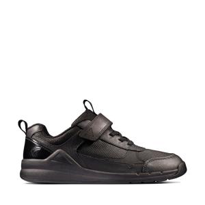 Tenisky Clarks Orbit Sprint Youth Chlapcenske Čierne | CLK987SBN