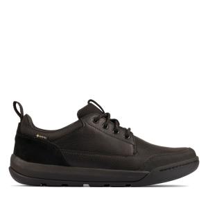 Čierne Topánky Clarks Ashcombe Lo GORE-TEX Panske Čierne | CLK381TPK