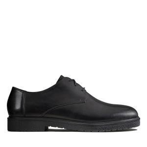 Čierne Topánky Clarks Ashcroft Plain Panske Čierne | CLK385EXG