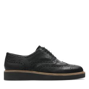 Čierne Topánky Clarks Baille Brogue Damske Čierne | CLK275NKH