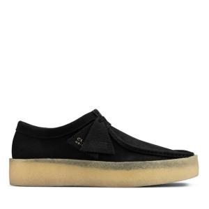 Čierne Topánky Clarks Wallabee Cup Panske Čierne | CLK824DJG