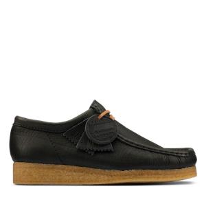 Čierne Topánky Clarks Wallabee Panske Čierne Béžové | CLK756LFZ