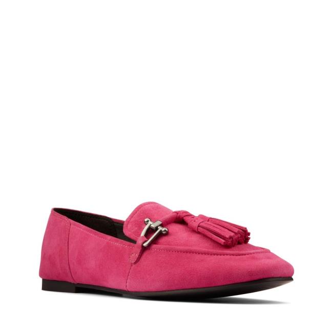 Balerinky Clarks Pure 2 Tassel Damske Ruzove | CLK126RIN