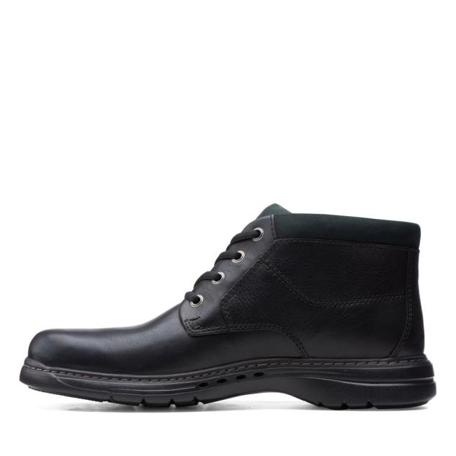 Casual Cizmy Clarks Brawley Up Panske Čierne | CLK361DBG