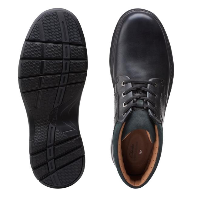 Casual Cizmy Clarks Brawley Up Panske Čierne | CLK361DBG