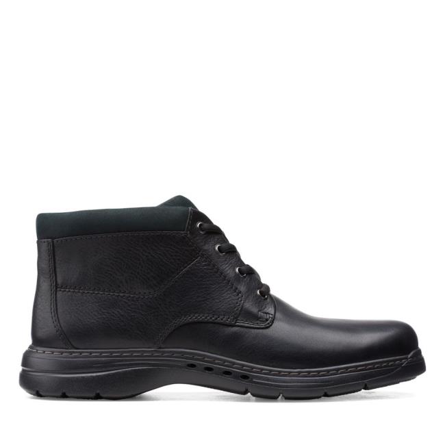 Casual Cizmy Clarks Brawley Up Panske Čierne | CLK361DBG