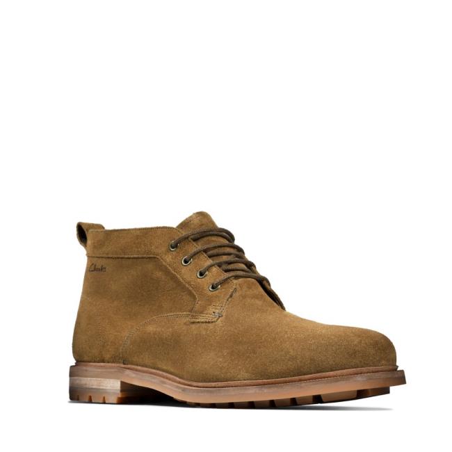 Casual Cizmy Clarks Foxwell Stredne Panske Tmavo Hnede | CLK637CYB