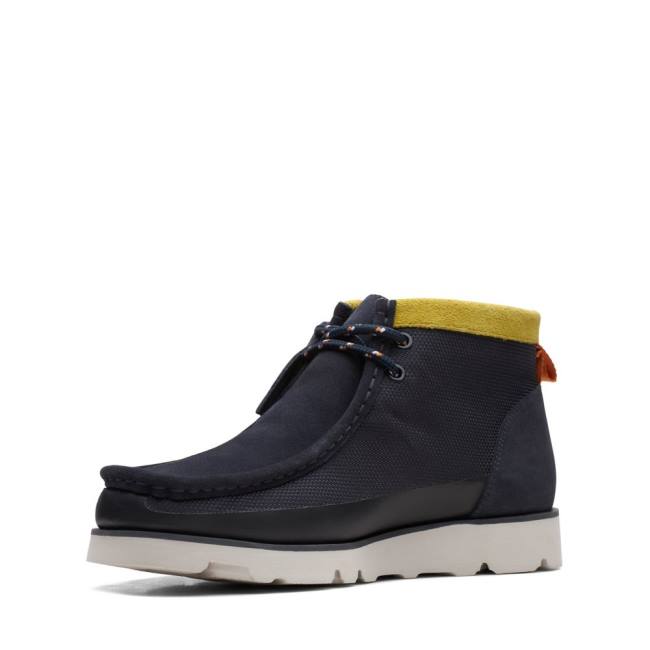 Casual Cizmy Clarks Wallabee 2.0 GORE-TEX Panske Námornícka Modrá | CLK740JMQ