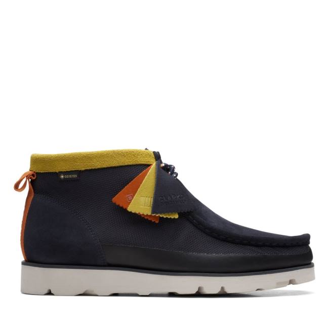 Casual Cizmy Clarks Wallabee 2.0 GORE-TEX Panske Námornícka Modrá | CLK740JMQ