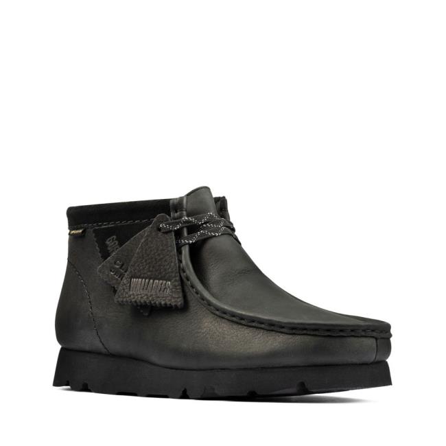 Casual Cizmy Clarks Wallabee Boot GORE-TEX Damske Čierne | CLK174UWZ