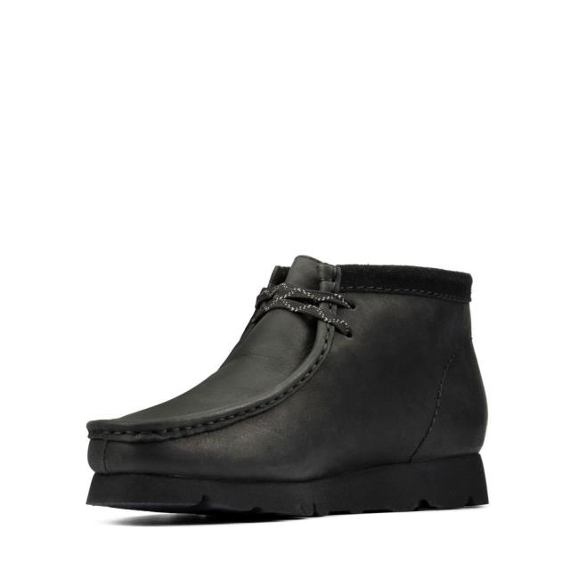 Casual Cizmy Clarks Wallabee Boot GORE-TEX Damske Čierne | CLK174UWZ