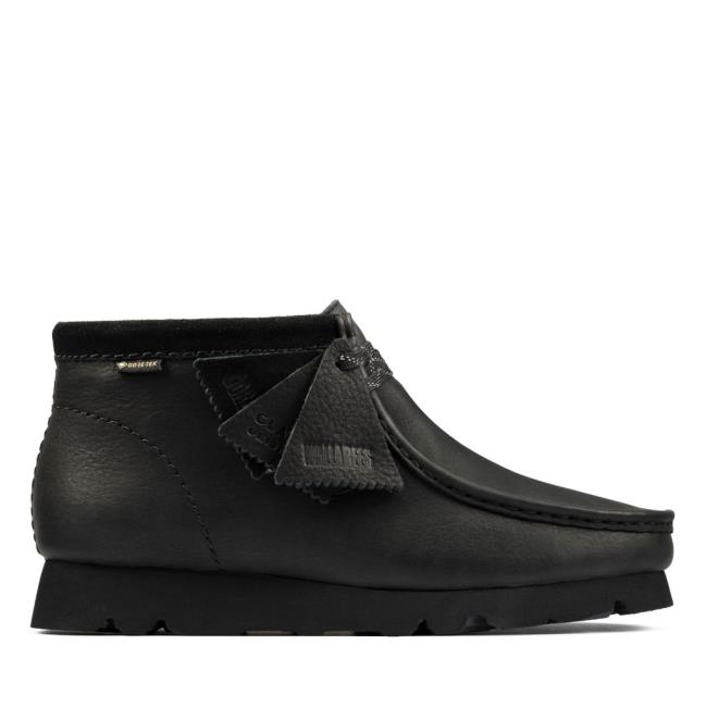 Casual Cizmy Clarks Wallabee Boot GORE-TEX Damske Čierne | CLK174UWZ