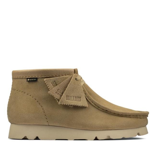 Casual Cizmy Clarks Wallabee Boot GORE-TEX Damske Hnede | CLK543PWY