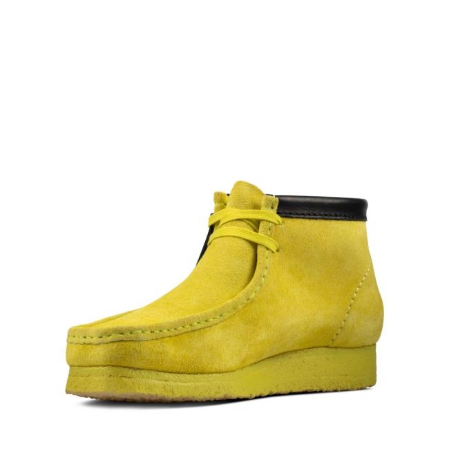 Casual Cizmy Clarks Wallabee Boot Panske Svetlo Zelene | CLK357QUS