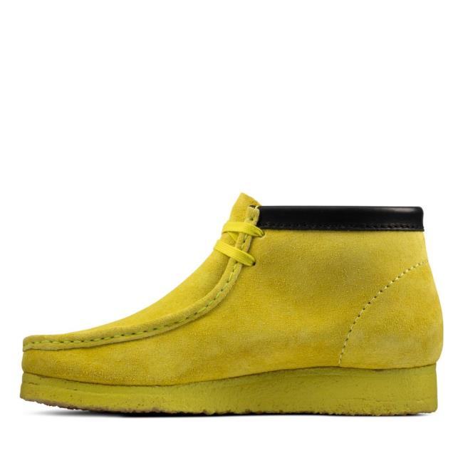 Casual Cizmy Clarks Wallabee Boot Panske Svetlo Zelene | CLK357QUS