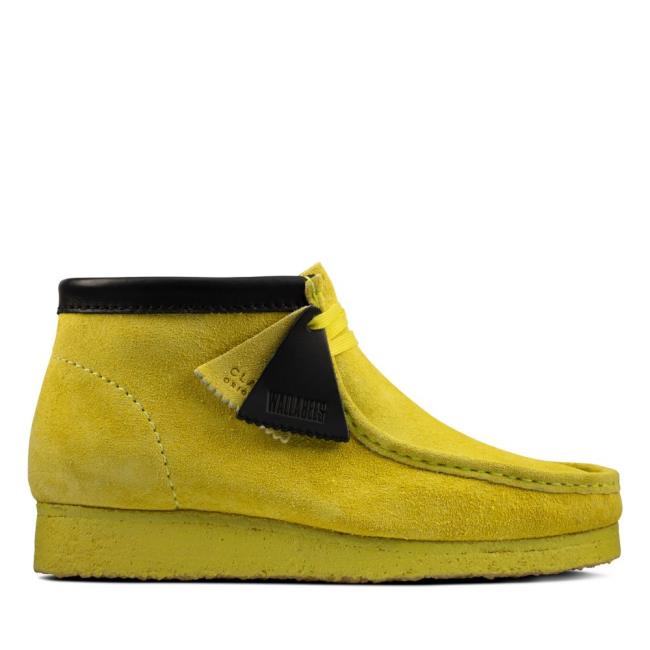 Casual Cizmy Clarks Wallabee Boot Panske Svetlo Zelene | CLK357QUS