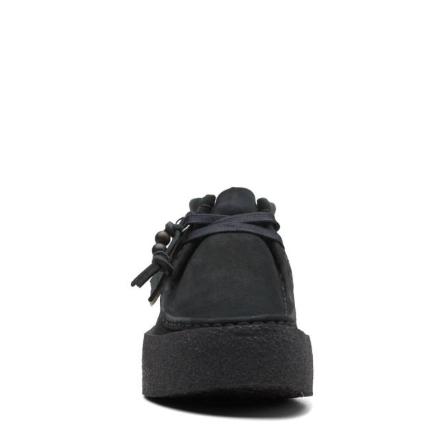 Casual Cizmy Clarks Wallabee Cup Damske Čierne | CLK691FQC